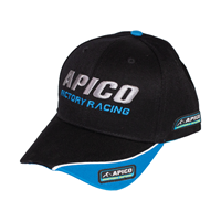 APICO FACTORY RACING BASEBALL CAP BLACK